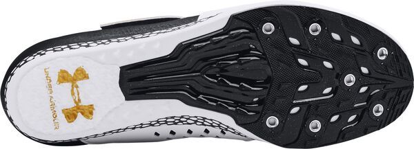 アンダーアーマー メンズ シューズ スニーカー Under Armour HOVR Skyline Long Jump Track and Field Shoes BlackWhiteGold ホワイ