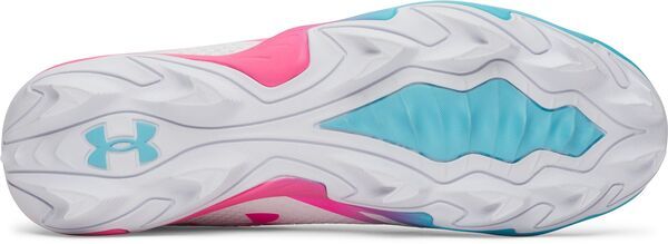 アンダーアーマー メンズ シューズ スニーカー Under Armour Spotlight HammerM Football Cleats WhiteBluePink ホワイト アンダーアーマー メンズ シューズ スニーカー Under Armour Spotlight HammerM Football Cleats WhiteBluePink ホワイト