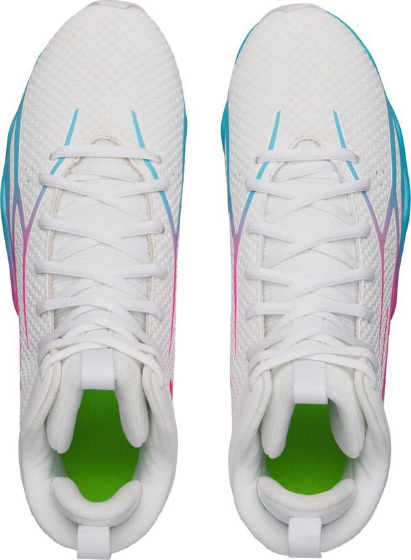 アンダーアーマー メンズ シューズ スニーカー Under Armour Spotlight HammerM Football Cleats WhiteBluePink ホワイト アンダーアーマー メンズ シューズ スニーカー Under Armour Spotlight HammerM Football Cleats WhiteBluePink ホワイト