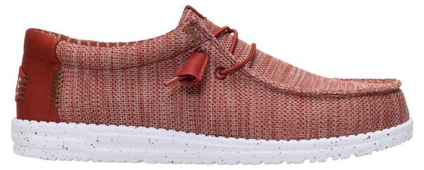 ヘイデュード メンズ シューズ スニーカー Hey Dude Wally Stretch Sox Shoes Burnt Red Multi レッド
