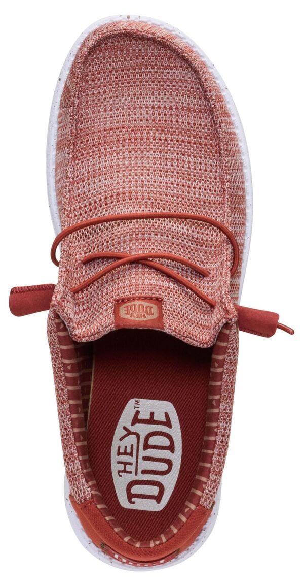 ヘイデュード メンズ シューズ スニーカー Hey Dude Wally Stretch Sox Shoes Burnt Red Multi レッド
