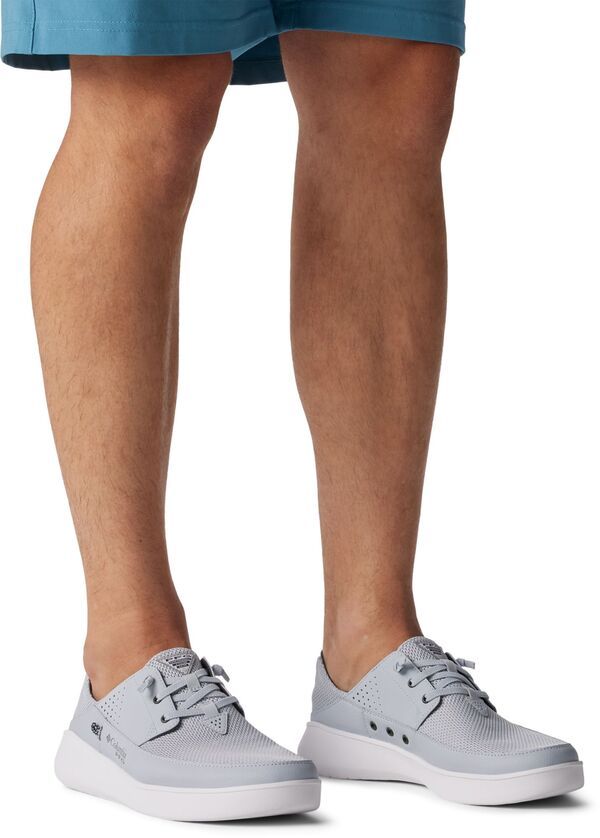 コロンビア メンズ シューズ スニーカー Columbia Mens PFG Boatside Breathe Relaxed Shoes Cirrus Grey グレー コロンビア メンズ シューズ スニーカー Columbia Mens PFG Boatside Breathe Relaxed Shoes Cirrus Grey グレー