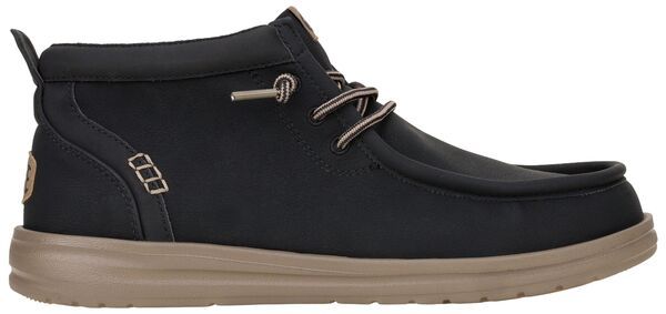 ヘイデュード メンズ シューズ スニーカー ブーツ Hey Dude Mens Wally Mid Gripr Classic Boot BlackWalnut ブラック