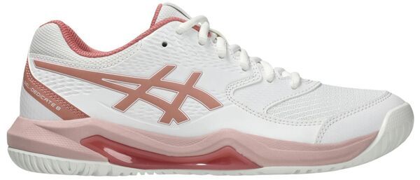 アシックス レディース シューズ スニーカー ASICS Womens GelDedicate 8 Tennishoes WhitePink ホワイト