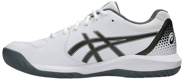 アシックス メンズ シューズ スニーカー ASICS Mens GelDedicate 8 Pickleball Shoes WhiteGunmetal ホワイト