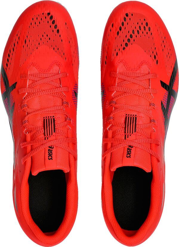 アシックス メンズ シューズ スニーカー ASICS Hyper MD 8 Track and Field Shoes Flash RedBlack ブラック