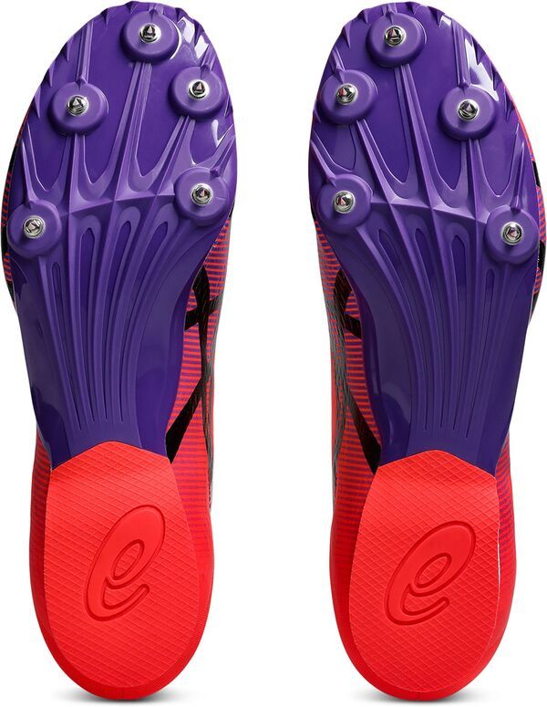 アシックス メンズ シューズ スニーカー ASICS Hyper MD 8 Track and Field Shoes Flash RedBlack ブラック