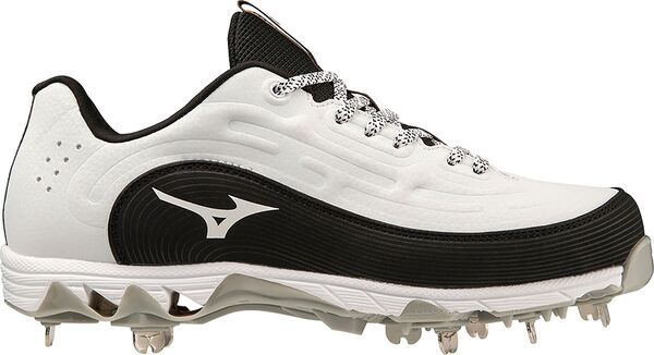 ミズノ レディース シューズ スニーカー Mizuno Womens 9Spike Swift 8 Metal Fastpitch Softball Cleats WhiteBlack ホワイト