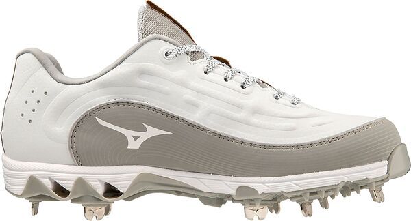 ミズノ レディース シューズ スニーカー Mizuno Womens 9Spike Swift 8 Metal Fastpitch Softball Cleats WhiteGrey ホワイト ミズノ レディース シューズ スニーカー Mizuno Womens 9Spike Swift 8 Metal Fastpitch Softball Cleats WhiteGrey ホワイト