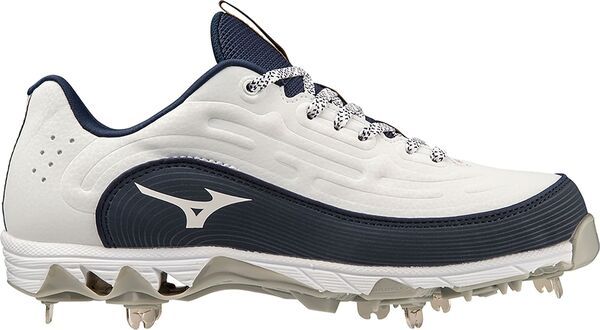 ミズノ レディース シューズ スニーカー Mizuno Womens 9Spike Swift 8 Metal Fastpitch Softball Cleats WhiteNavy ホワイト