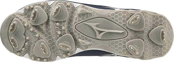 ミズノ レディース シューズ スニーカー Mizuno Womens 9Spike Swift 8 Metal Fastpitch Softball Cleats WhiteNavy ホワイト