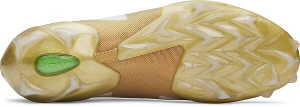 アンダーアーマー レディース シューズ スニーカー Under Armour Blur Pro Football Cleats WhiteGoldGold ホワイト