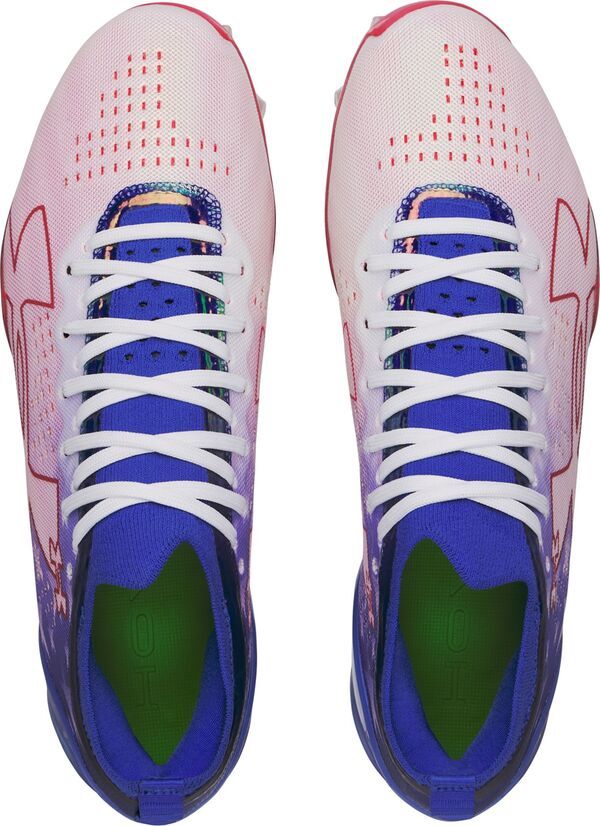 アンダーアーマー レディース シューズ スニーカー Under Armour Blur Pro Football Cleats BlueRedBlue ブルー