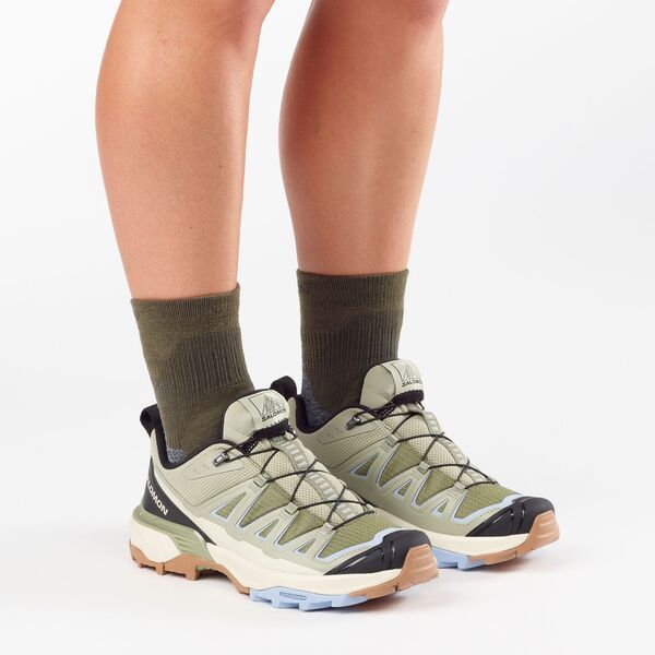 サロモン レディース シューズ スニーカー Salomon Womens X Ultra 360 Edge Hiking Shoes Deep Lichen GreenTeaBrunnera Blue