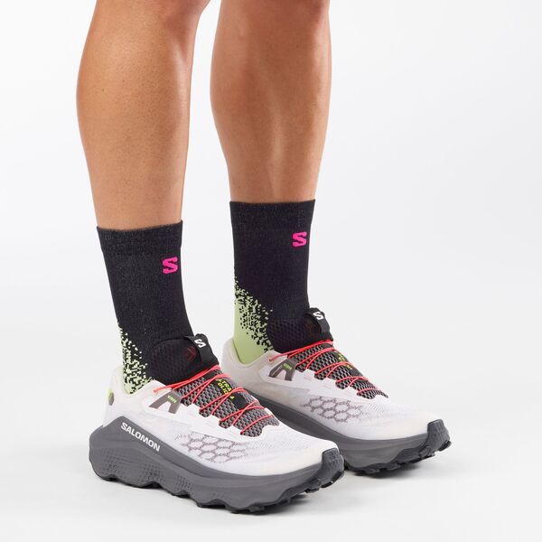 サロモン メンズ シューズ スニーカー Salomon Mens Ultra Glide 4 Trail Running Shoes Lilac AshExcaliburPink Yarrow アッシ