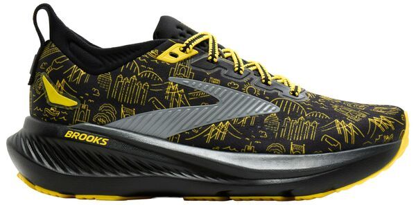 ブルックス メンズ シューズ スニーカー Brooks Mens Glycerin 23 Running Shoes YellowBlackSteel ブラック