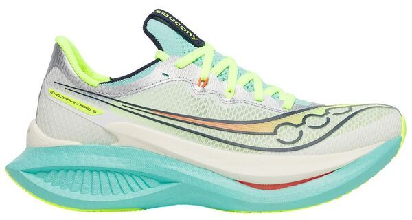 サッカニー レディース シューズ スニーカー Saucony Womens Endorphin Pro 5 Running Shoe WhiteSplash ホワイト