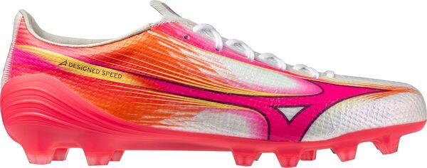ミズノ レディース シューズ スニーカー Mizuno Alpha III Japan FG Soccer Cleats PinkWhite ホワイト