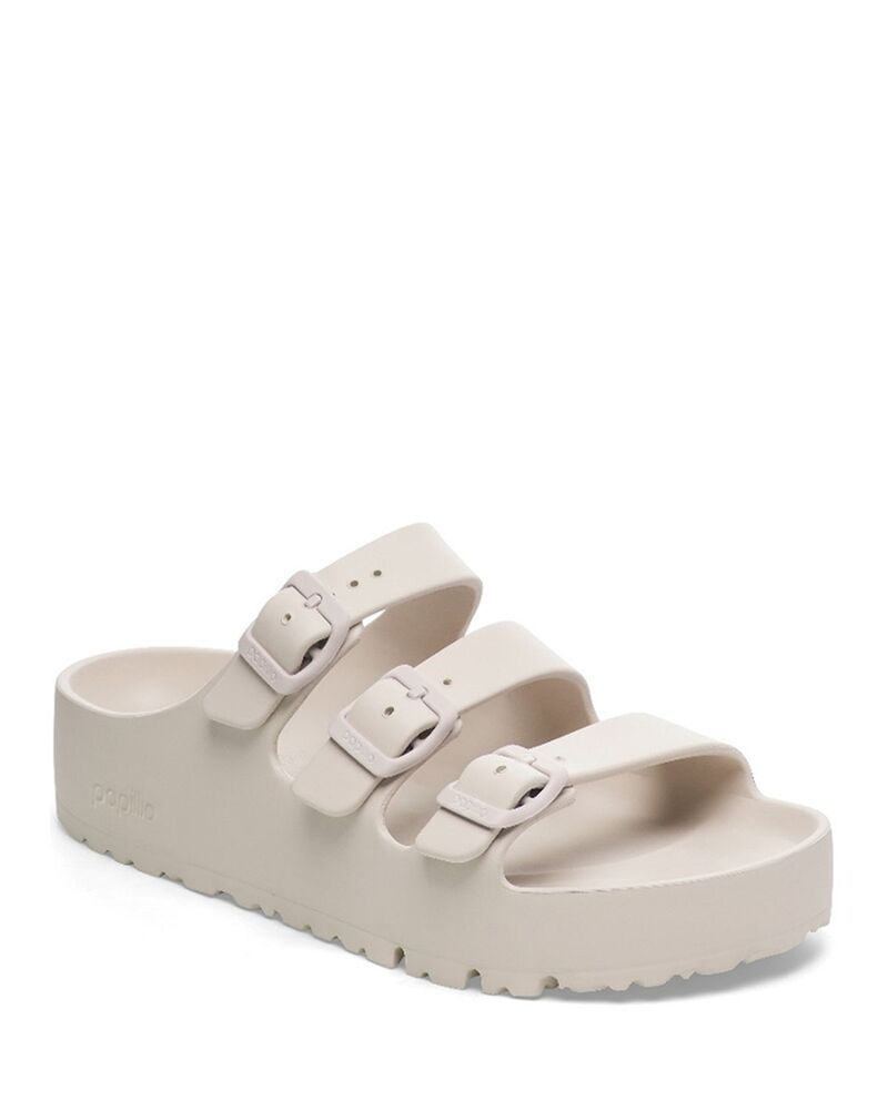 ビルケンシュトック レディース シューズ サンダル プラットフォーム Birkenstock Womens Florida EVA Platform Flex Sandals Beige ベージュ