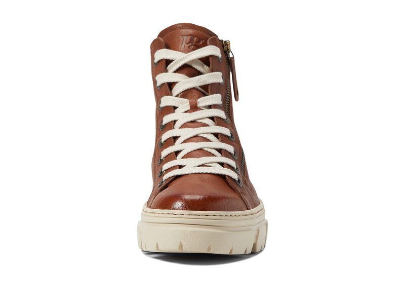 ポール・グリーン レディース シューズ スニーカー Paul Green Novi Cognac Washed Leather