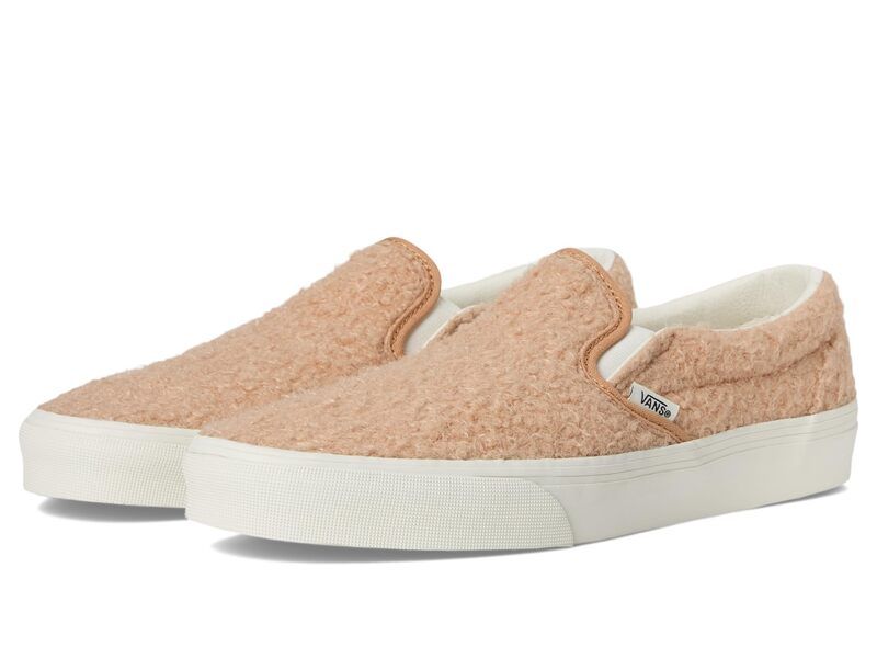 バンズ メンズ シューズ サンダル Vans Classic SlipOn Sherpa Tan タン