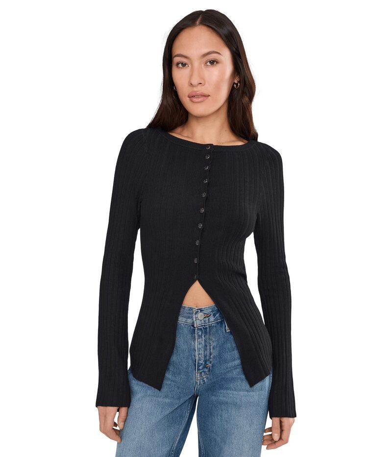 フリーピープル レディース アウター ニット・セーター カーディガン Free Peopleast Side Cardigan Black ブラック