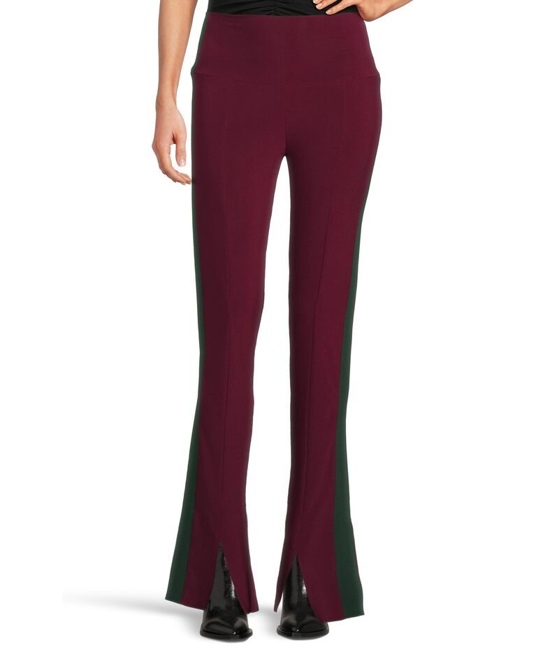 ノーマカマリ レディース ボトムス カジュアルパンツ レギンス Norma Kamali Side Stripe Spat Leggings PlumDark Emerald エメラルド
