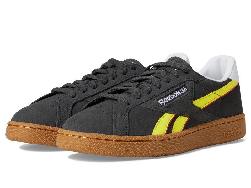 リーボック メンズ シューズ スニーカー Reebok Lifestyle Club C Grounds UK BlackElectric YellowGum ブラック