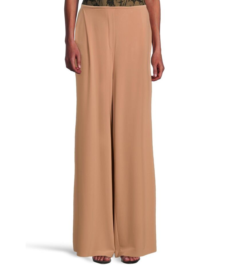 ノーマカマリ レディース ボトムス カジュアルパンツ Norma Kamali Mens Pleat Pant Cappuccino
