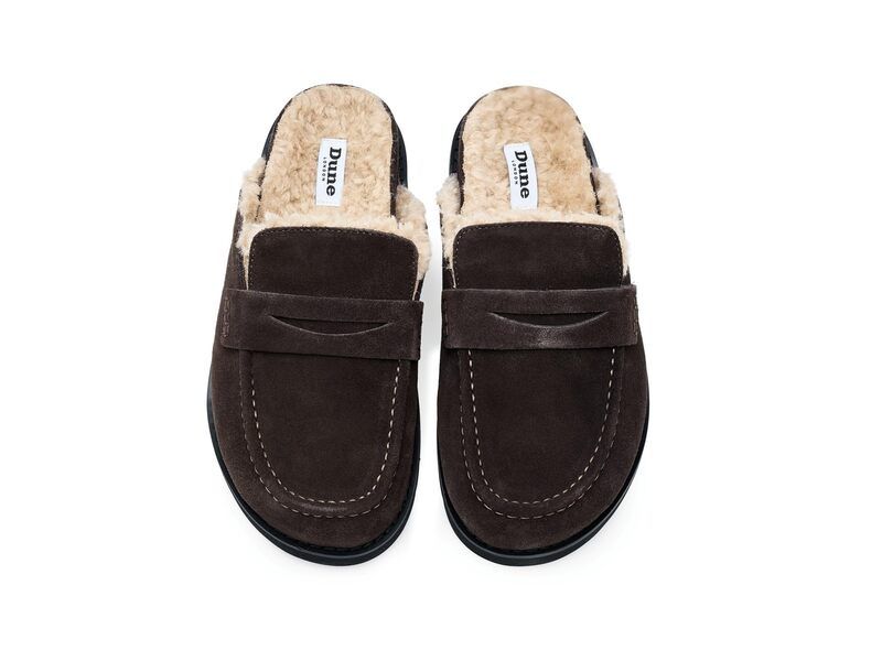 デューンロンドン レディース シューズ スリッポン・ローファー Dune London Goldys Dark Brown ブラウン