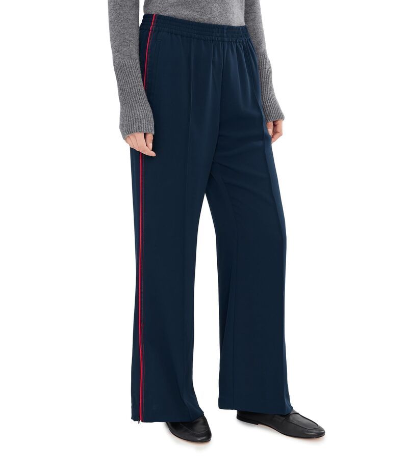 メイドウェル レディース ボトムス カジュアルパンツ トラックパンツ ブーツカット ブーツ Madewell PullOn Bootcutrack Pant Classic Navy ネイビー