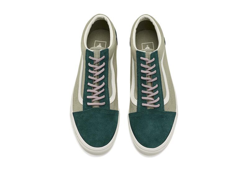 バンズ メンズ シューズ スニーカー Vans FU Old Skoolace PinkGreen ピンク バンズ メンズ シューズ スニーカー Vans FU Old Skoolace PinkGreen ピンク