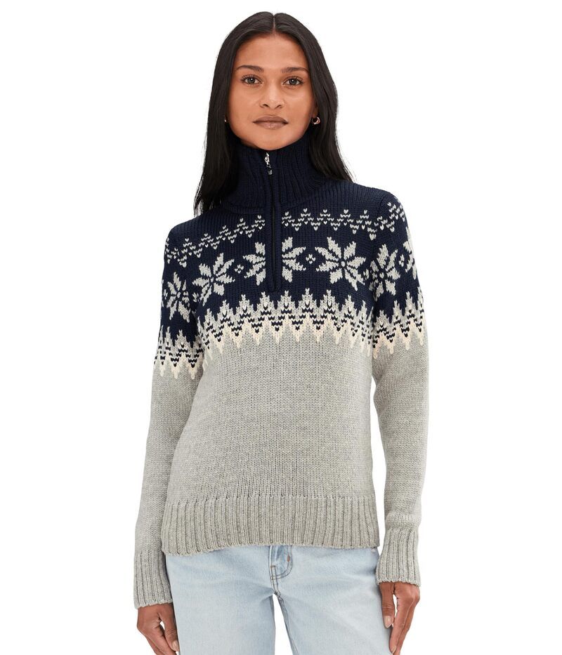ダールオブノルウェイ レディース アウター ニット・セーター Dale of Norway Myking Sweater Light Charcoal チャコール