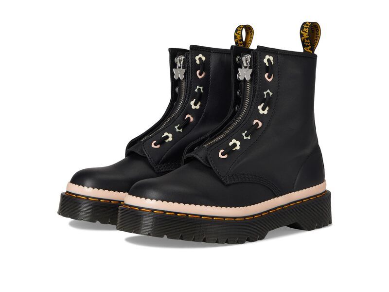 ドクターマーチン レディース シューズ ブーツ・レインブーツ Dr Martens 1460 Pascal Bex Front Zip Black ブラック