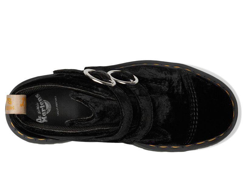 ドクターマーチン レディース シューズ ブーツ・レインブーツ プラットフォームブーツ プラットフォーム ベルベット Dr Martens Vegan Devon Velvet Platform Boo