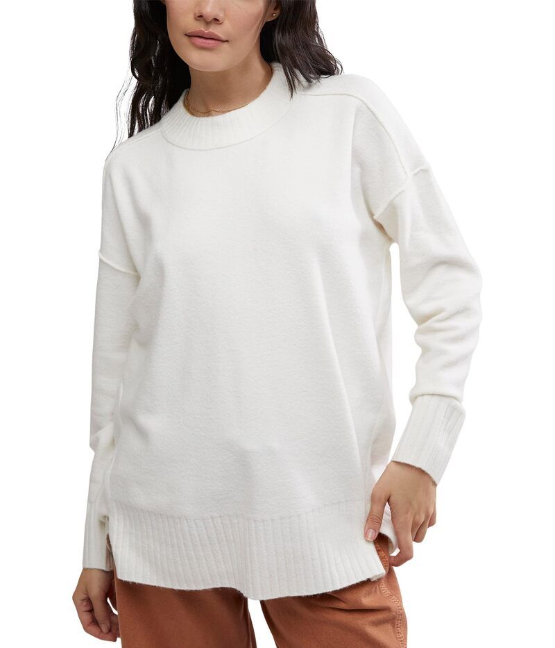フリーピープル レディース アウター ニット・セーター Free People Phoebe Pullover Stark White ホワイト