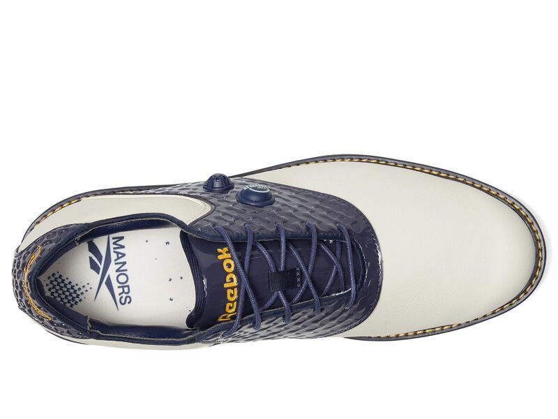 リーボック メンズ シューズ スニーカー Reebok OG Pump Golf NavyChalkYellow チョーク