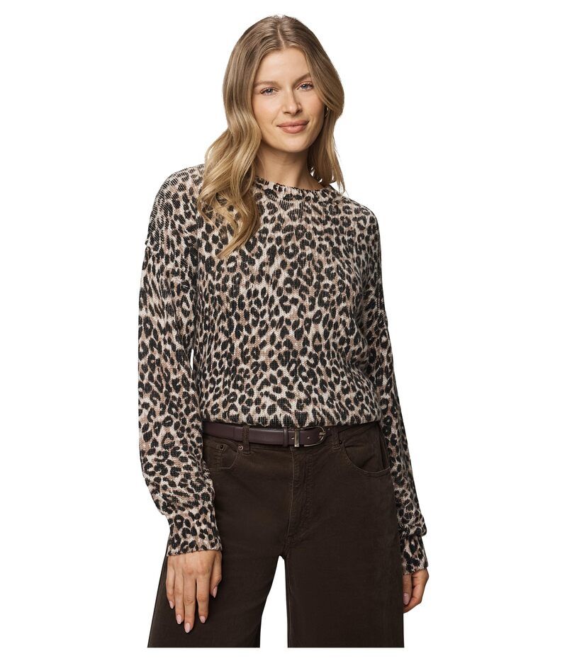 スプレンディット レディース アウター ニット・セーター Splendidelaney Leopard Sweater Snw Leopard Pri アニマル