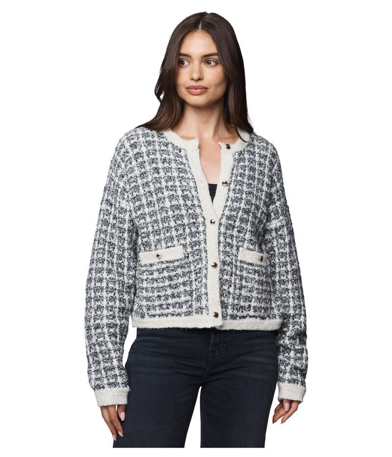 スプレンディット レディース アウター ニット・セーター カーディガン Splendid Lisettexture Cardigan Black Plaid ブラック 27,232円