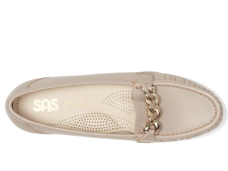 サス レディース シューズ スリッポン・ローファー SAS Metro Link Comfort Loafer Champagne シャンパン