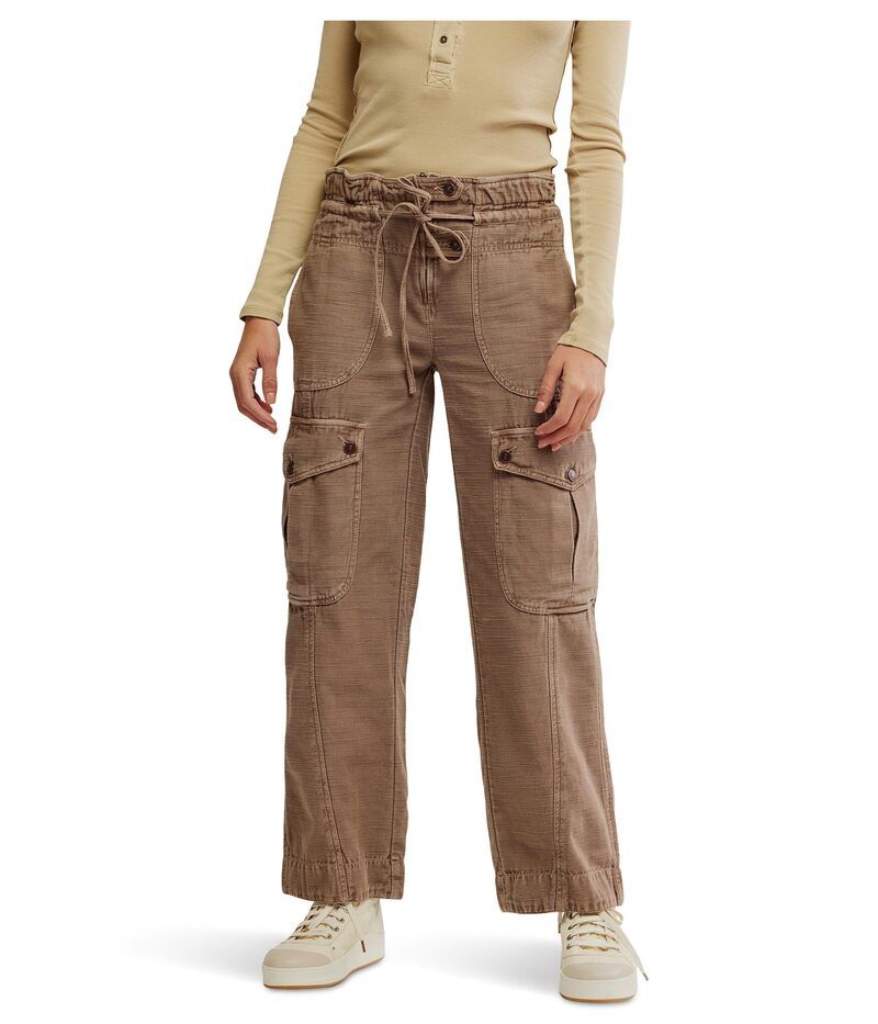 フリーピープル レディース ボトムス カジュアルパンツ Free People Park Ave Pants Dusted Cocoa ココア