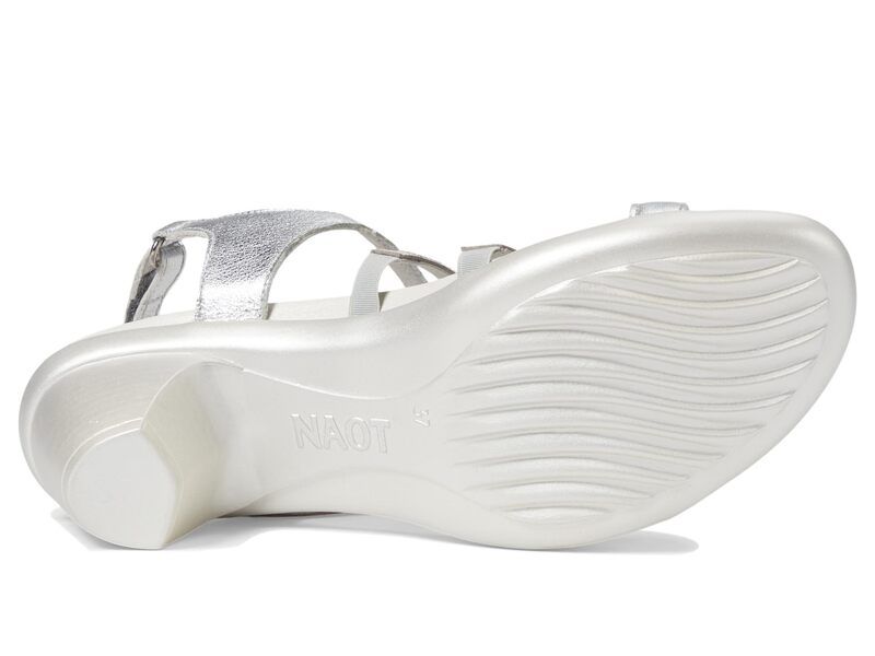 ナオト レディース シューズ ヒール Naot Innovate Soft Silver Lea シルバー