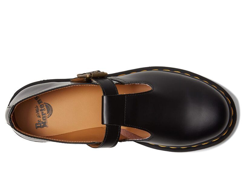 ドクターマーチン レディース シューズ スリッポン・ローファー Dr Martens Polley TBar Mary Jane Black Smooth ブラック ドクターマーチン レディース シューズ スリッポン・ローファー Dr Martens Polley TBar Mary Jane Black Smooth ブラック