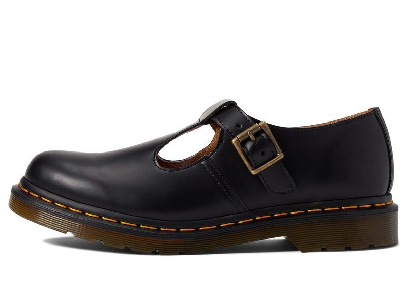 ドクターマーチン レディース シューズ スリッポン・ローファー Dr Martens Polley TBar Mary Jane Black Smooth ブラック ドクターマーチン レディース シューズ スリッポン・ローファー Dr Martens Polley TBar Mary Jane Black Smooth ブラック