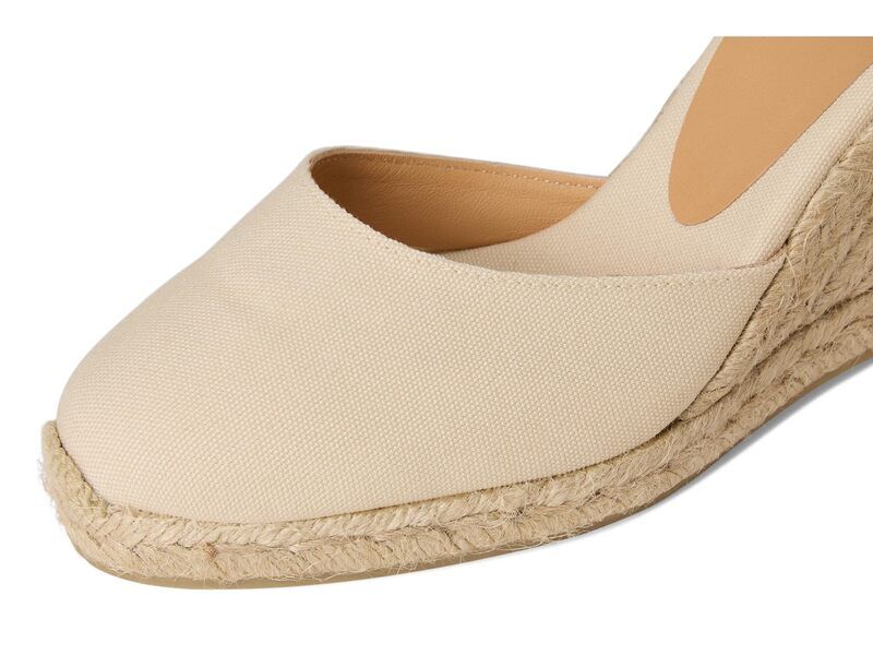 カスタ ニエール レディース シューズ ヒール CASTANER Carina 80 Wedgespadrille Ivory アイボリー