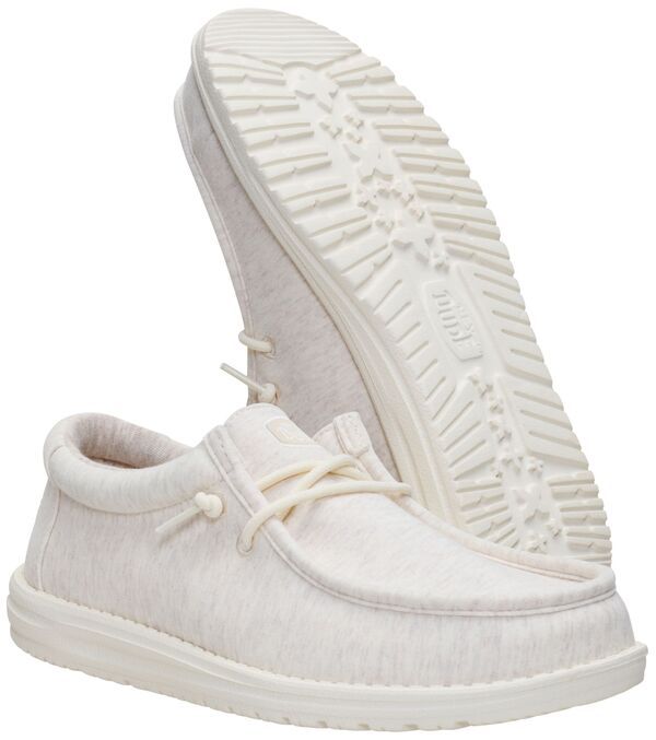 ヘイデュード メンズ シューズ スニーカー ジャージー Hey Dude Mens Wally Stretch Jersey Shoes White ホワイト ヘイデュード メンズ シューズ スニーカー ジャージー Hey Dude Mens Wally Stretch Jersey Shoes White ホワイト