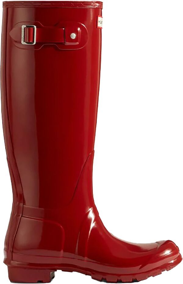 ハンター レディース シューズ ブーツ・レインブーツ トール Hunter Boots Womens Original Tall Gloss Rain Boots Red レッド