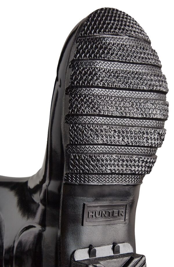 ハンター レディース シューズ ブーツ・レインブーツ トール Hunter Boots Womens Original Tall Gloss Rain Boots Black ブラック