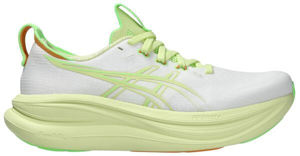 アシックス レディース シューズ スニーカー ASICS Womens GELNIMBUS 28 Running Shoes WhiteYellow ホワイト
