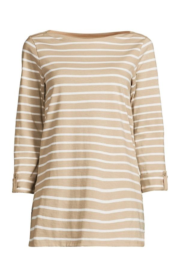 ランズエンド レディース トップス シャツ コットン Lands End Supima Cotton Adjustable 34 Sleeve Boatneck TunichampagneIvory ランズエンド レディース トップス シャツ コットン Lands End Supima Cotton Adjustable 34 Sleeve Boatneck TunichampagneIvory